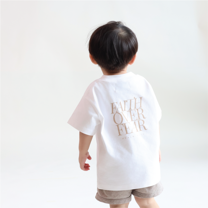 Faith Over Fear Kids Tee by Grace Label