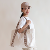 Grace Label Tote Bag (Beige)