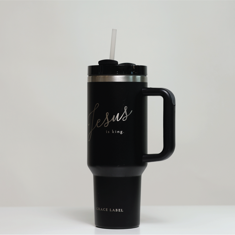 Jesus is King Tumbler by Grace Label 