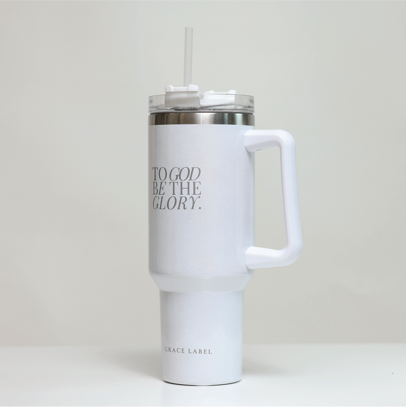 To God Be The Glory Tumbler by Grace Label 