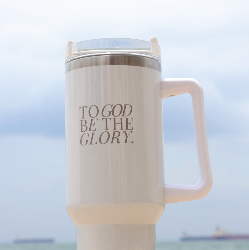 To God Be The Glory Tumbler by Grace Label 