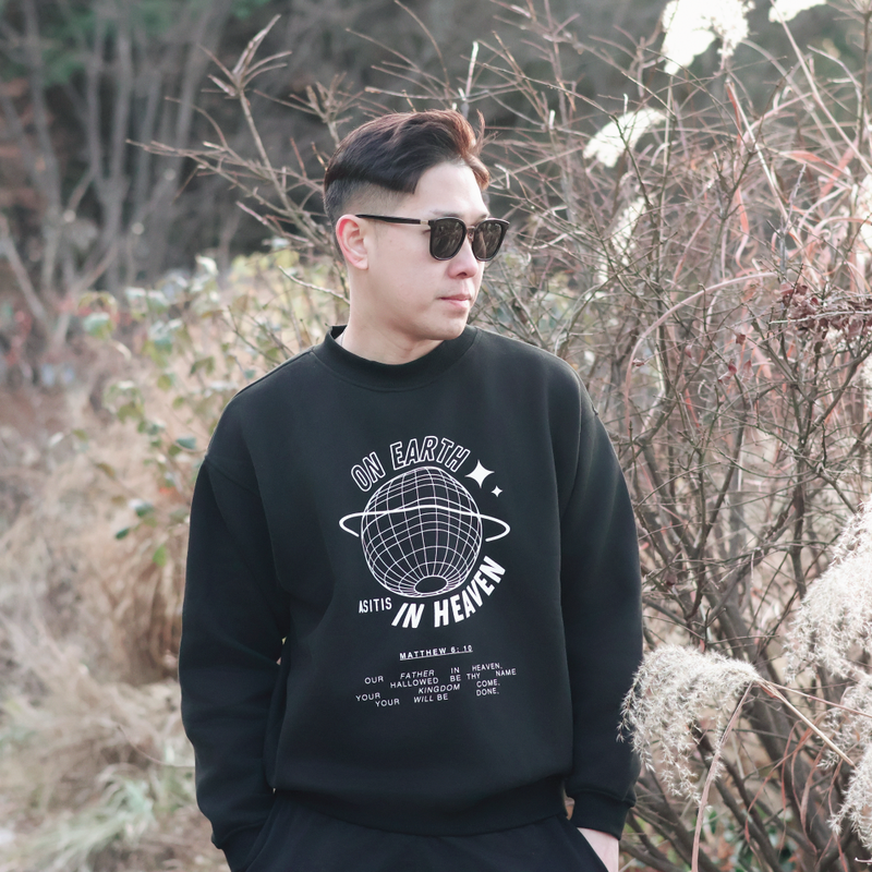 On Earth as it is in Heaven Unisex Crewneck